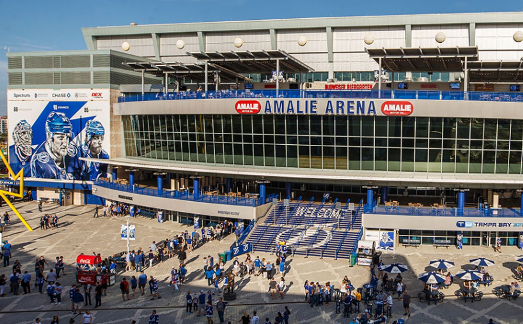Amalie Arena in Downtown Tampa
